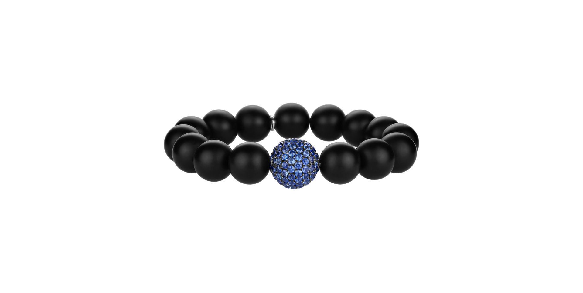 Bracelet with Sapphire and Onyx Sapphire Onie
