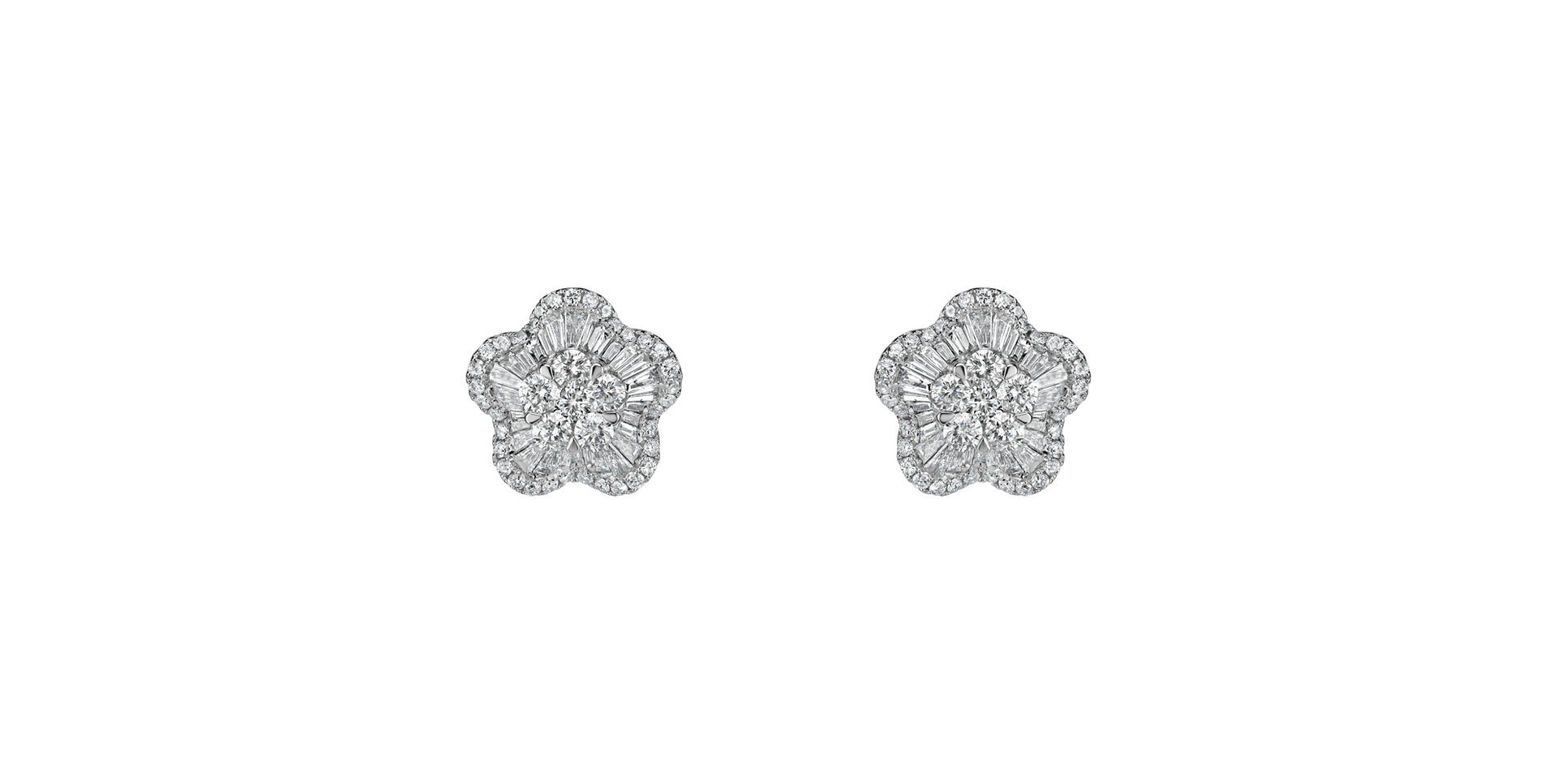 Diamond earrings Famous Signature
