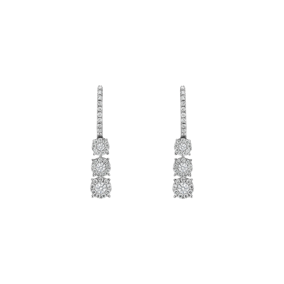 Diamond earrings Rudra