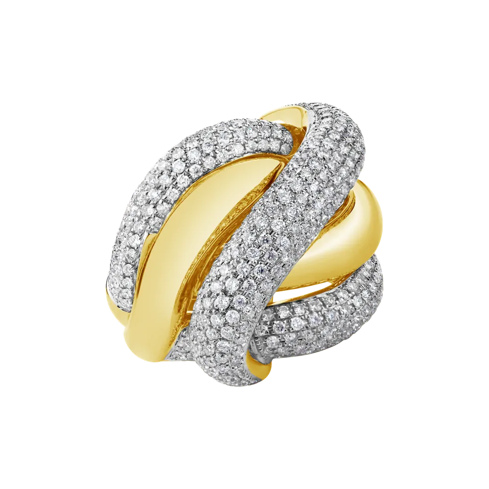 Diamond ring Sun Snake
