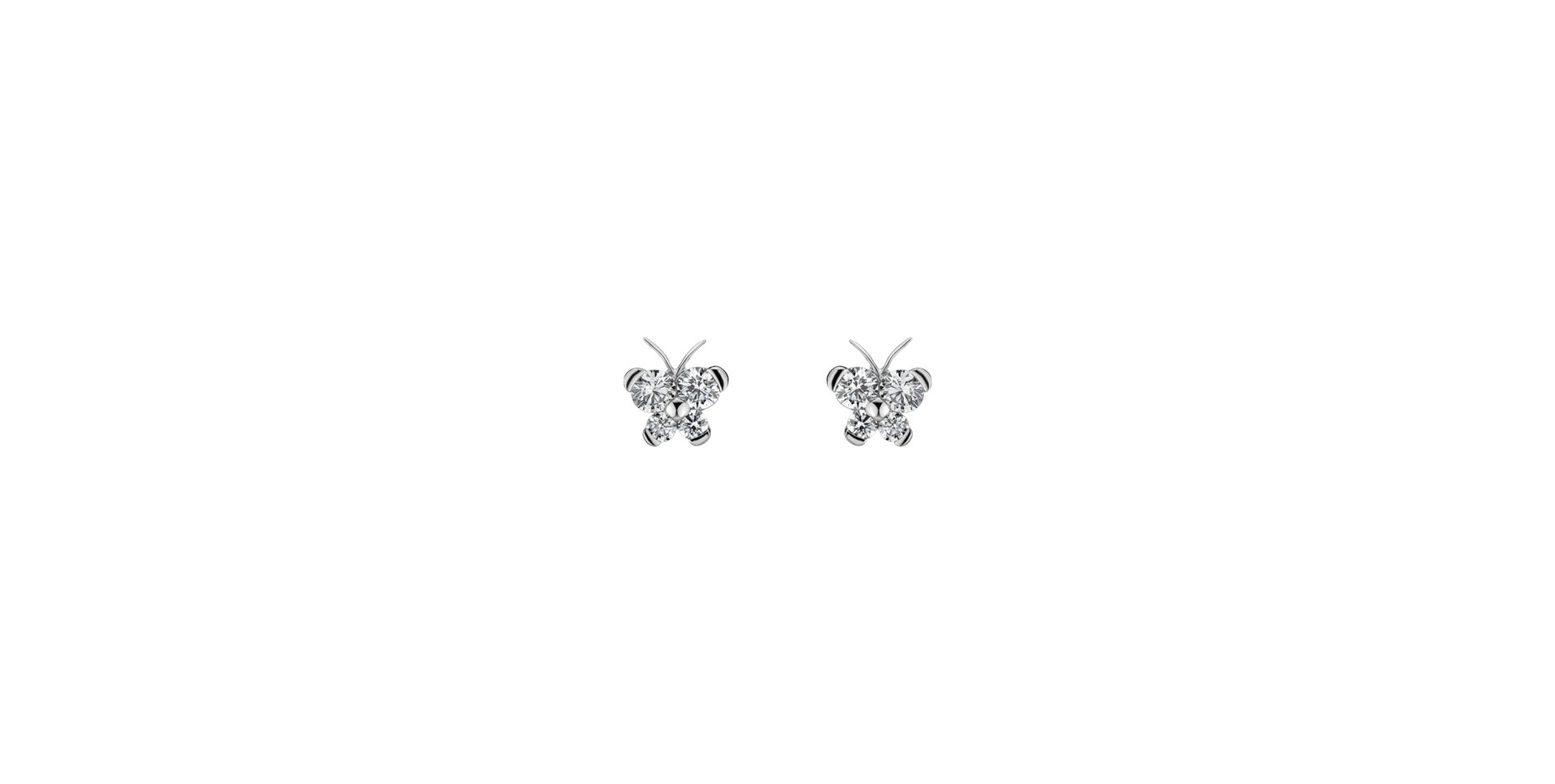 Diamond earrings Baby Papillon