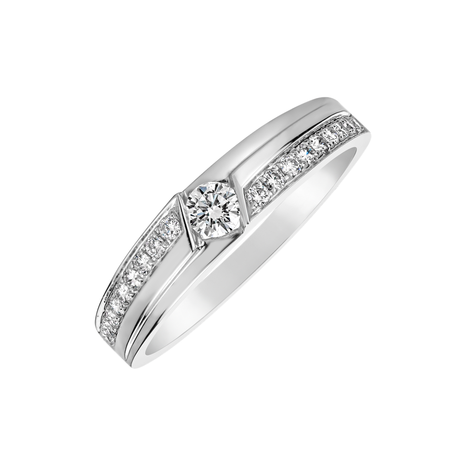 Diamond ring Brilliant Crescent