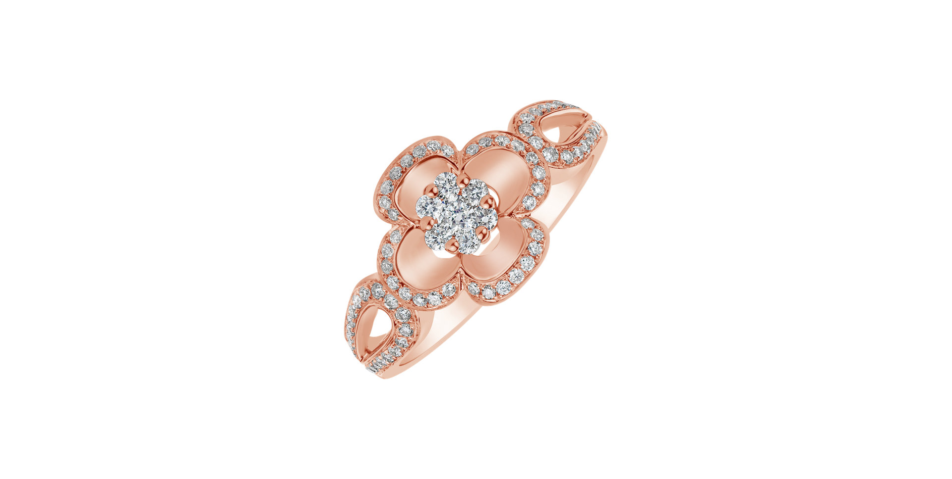 Diamond ring Sunny Flower