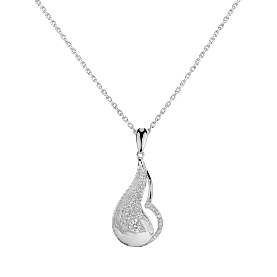 Diamond pendant Whispering Wind