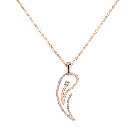 Diamond pendant Singleton