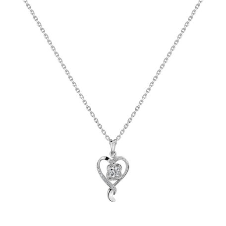 Diamond pendant Forever Yours