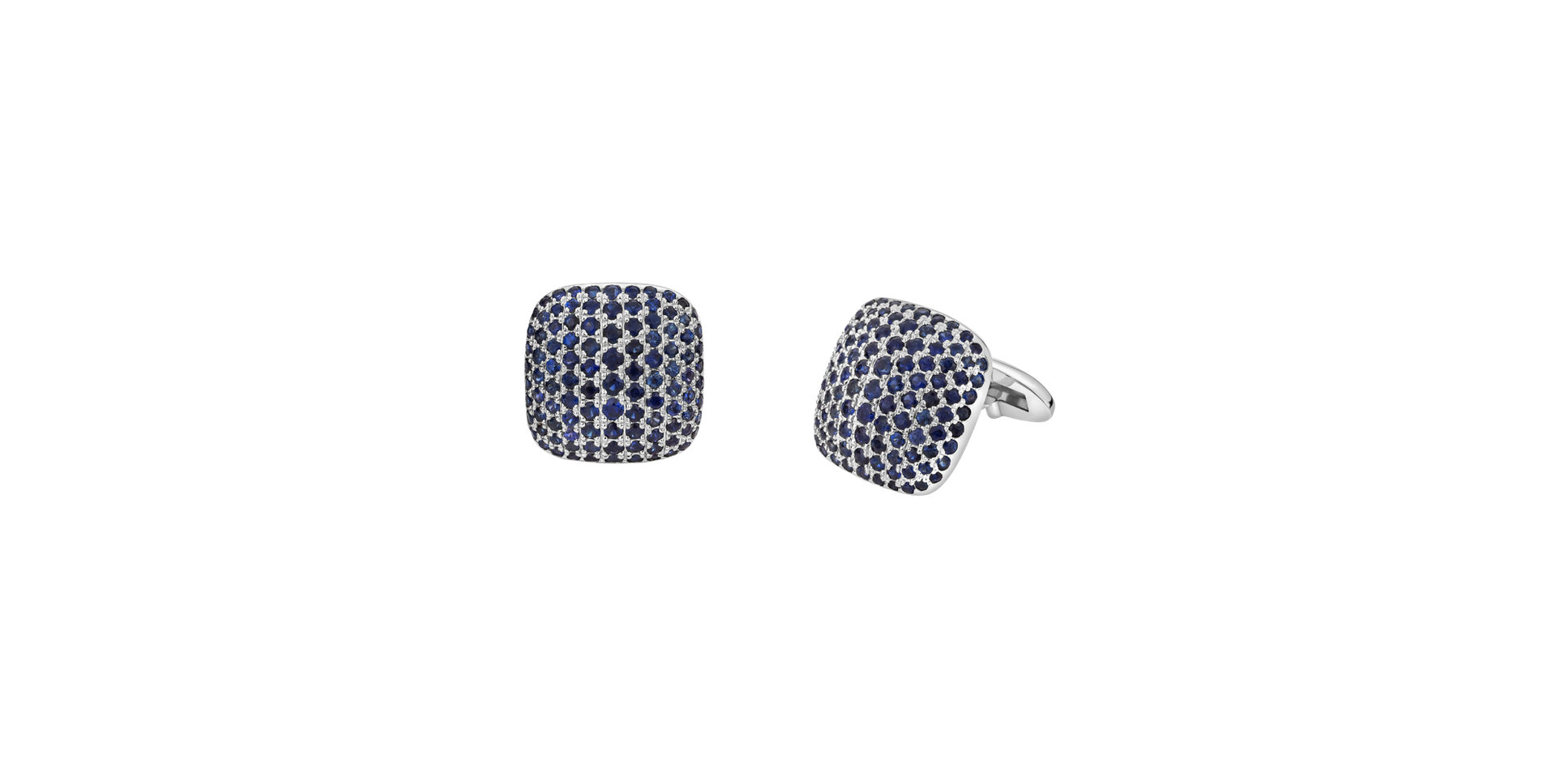 Cufflinks with Sapphire Sapphire Romance