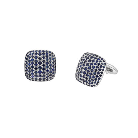 Cufflinks with Sapphire Sapphire Romance