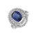 Diamond ring with Sapphire Mira2