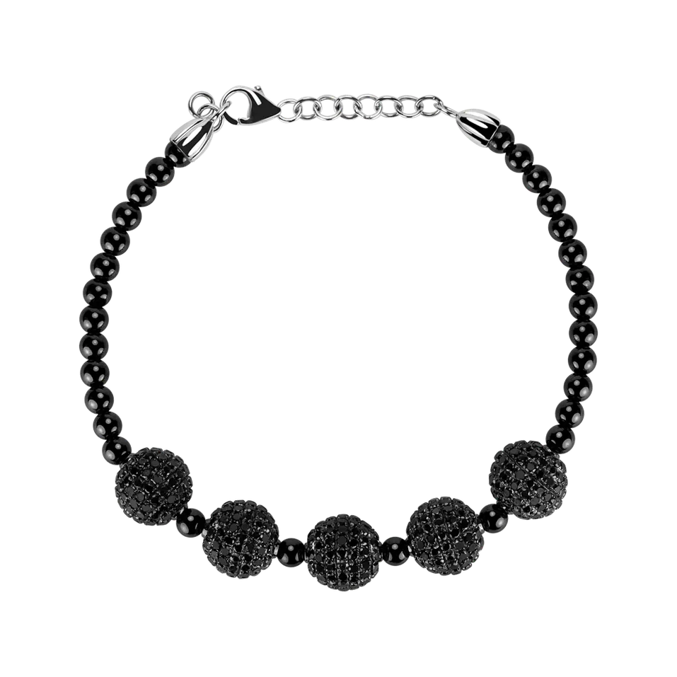 Bracelet with black diamonds Barboletta