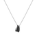 Necklace with black and white diamonds Denise2