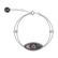 Diamond bracelet with Ruby and Mother of Pearl Mireille2