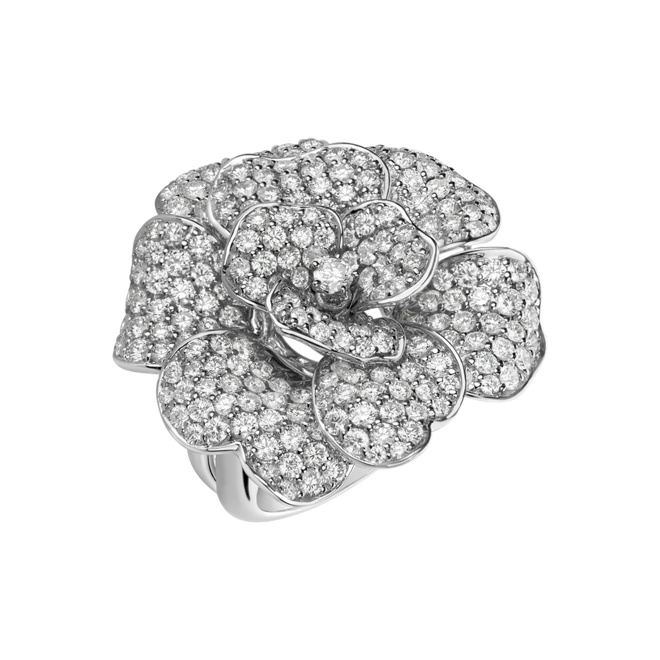 Diamond ring Parissienne Rose