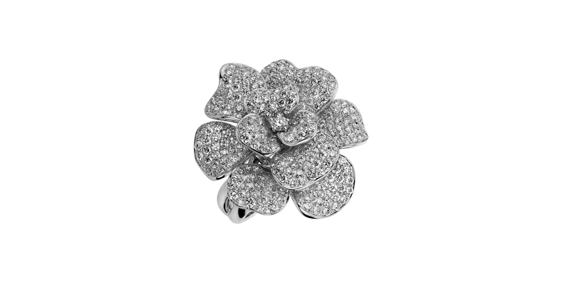 Diamond ring Parissienne Rose