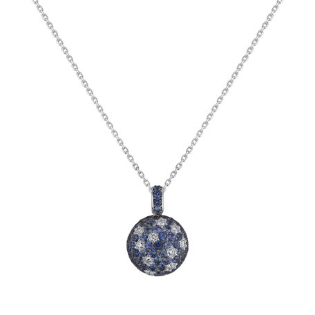 Diamond pendant with Sapphire Ali Shar