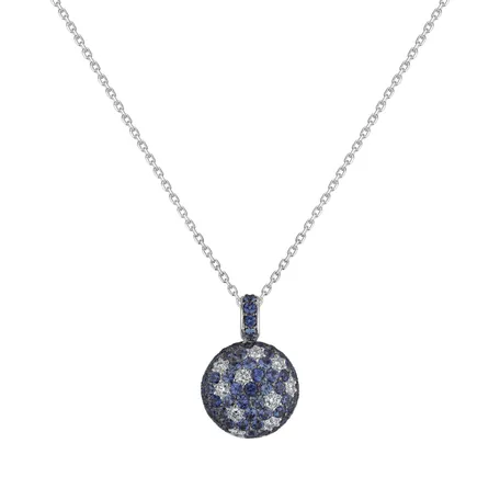 Diamond pendant with Sapphire Ali Shar