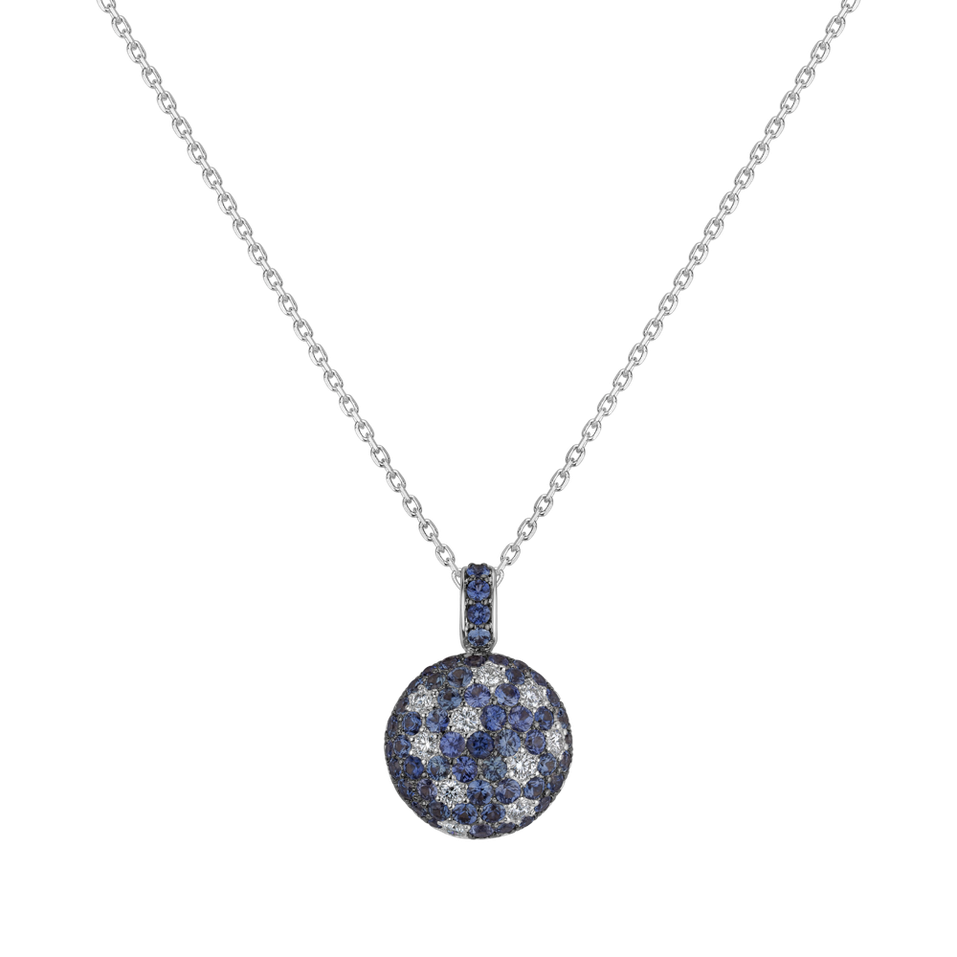 Diamond pendant with Sapphire Ali Shar