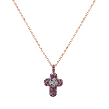Diamond pendant with Sapphire Glamour Icon