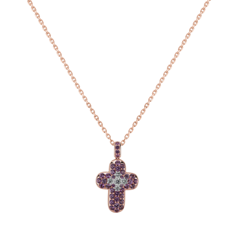 Diamond pendant with Sapphire Glamour Icon