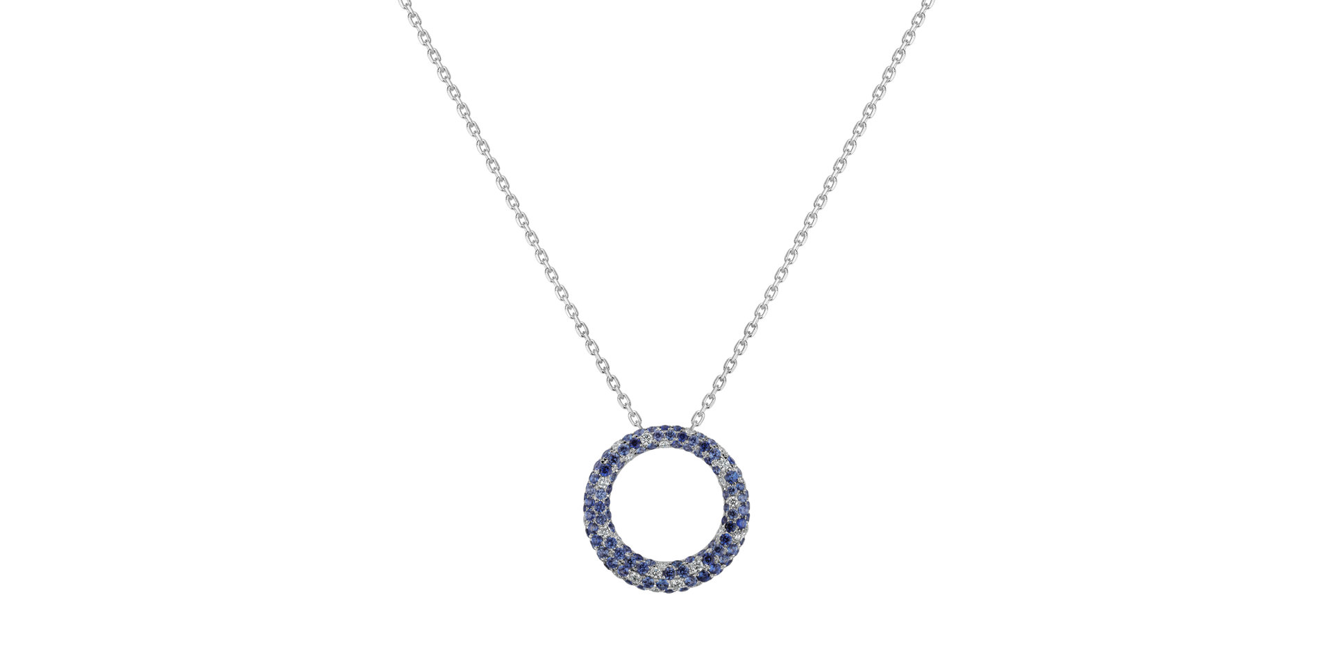 Diamond pendant with Sapphire Sapphire Ring