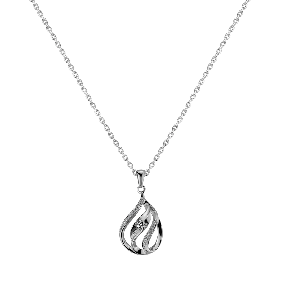 Diamond pendant Wave of Luxury