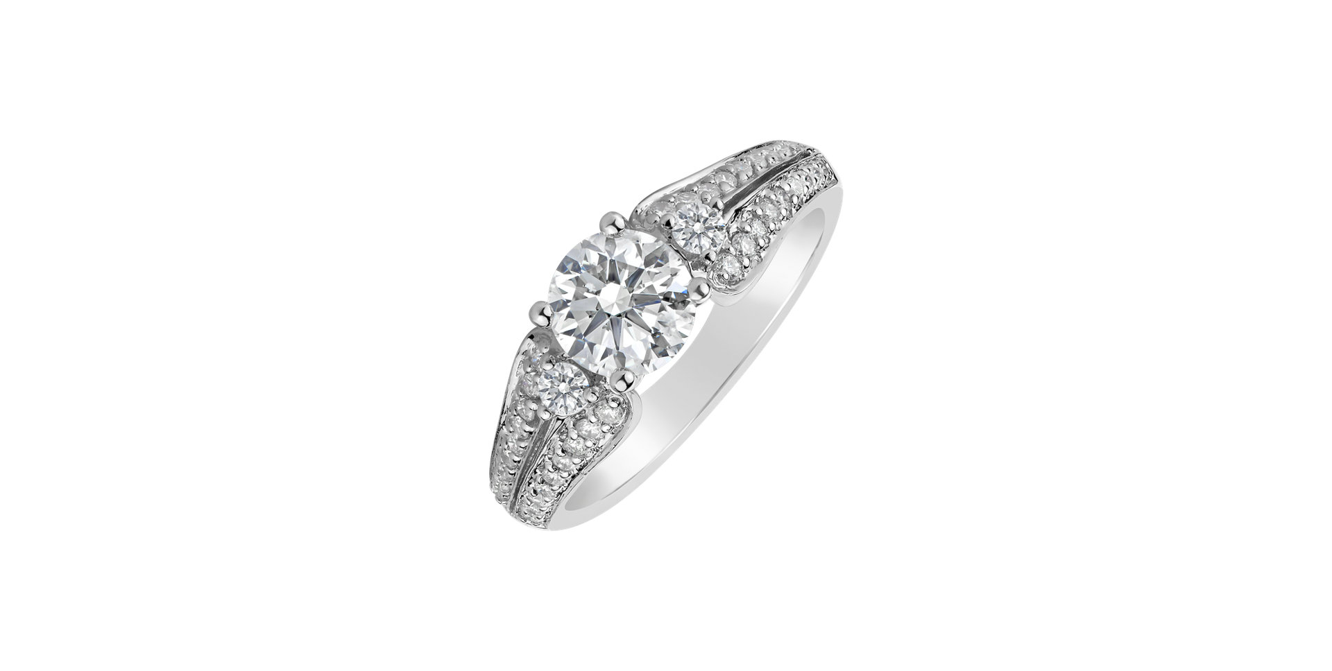 Diamond ring with Sapphire Zayan