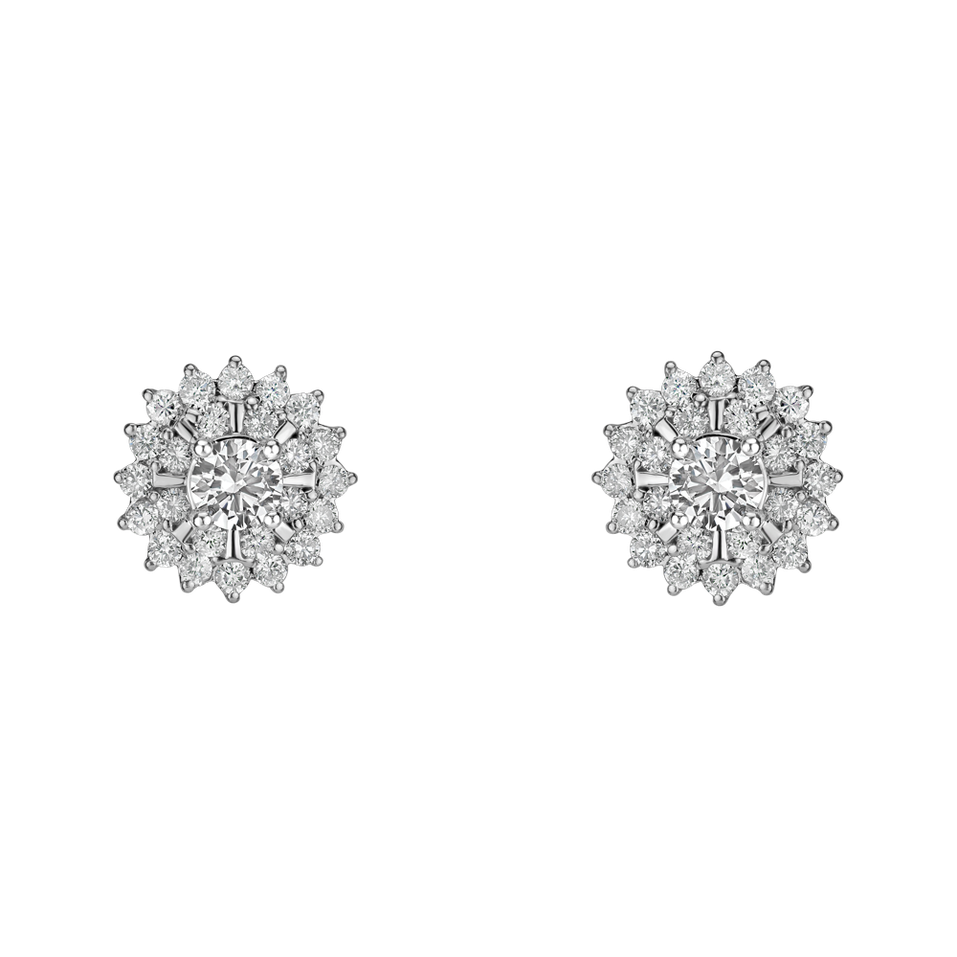 Diamond earrings Opal