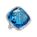Diamond ring with Topaz Azurela2
