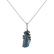 Diamond pendant with Topaz and Tourmalíne Alix2