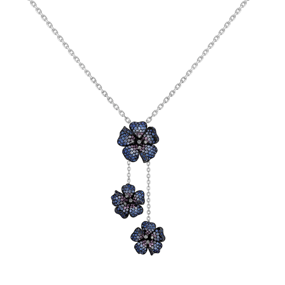 Diamond pendant with Sapphire Ardath