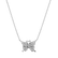 Diamond necklace Monogram Butterfly2