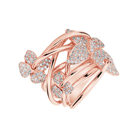 Diamond ring Butterfly Efect