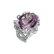 Diamond ring with Kunzite Perfect Illusion2