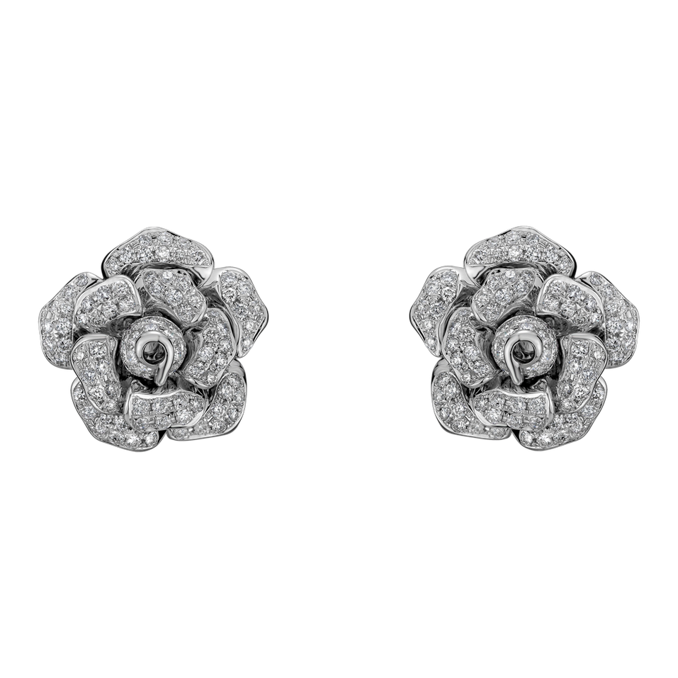 Diamond earrings Scheherazade Flower