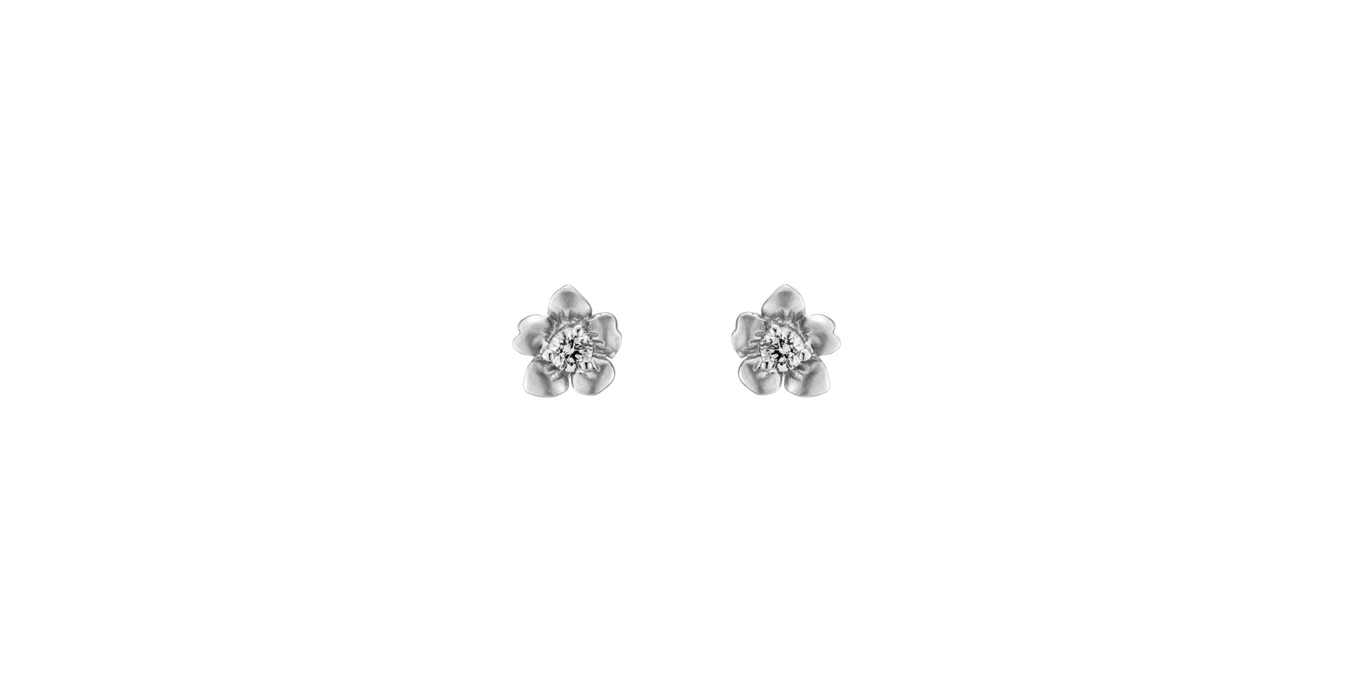 Diamond earrings Blooming Simplicity