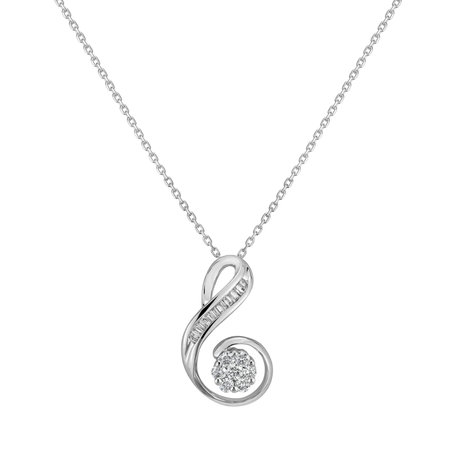 Diamond pendant Eternal Romance