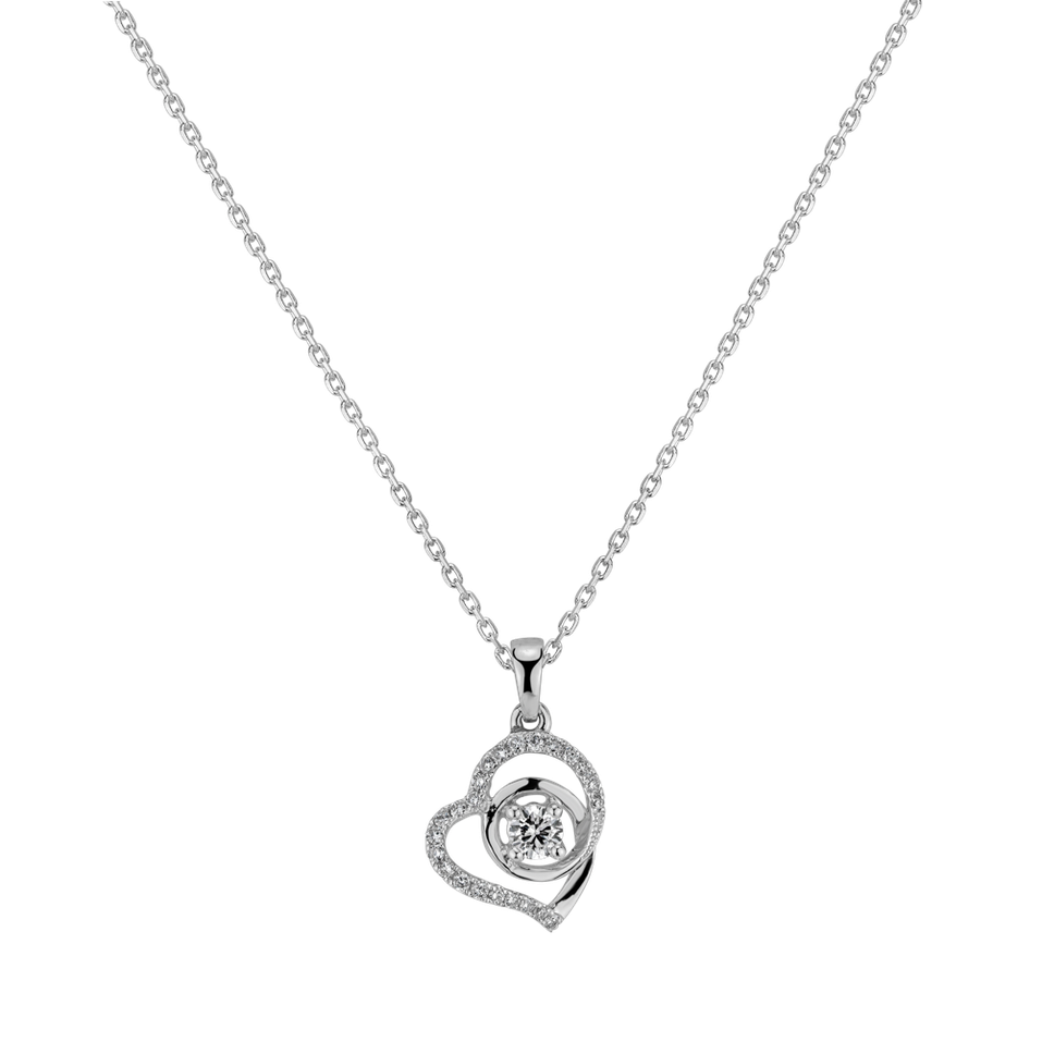 Diamond pendant Classic Romance