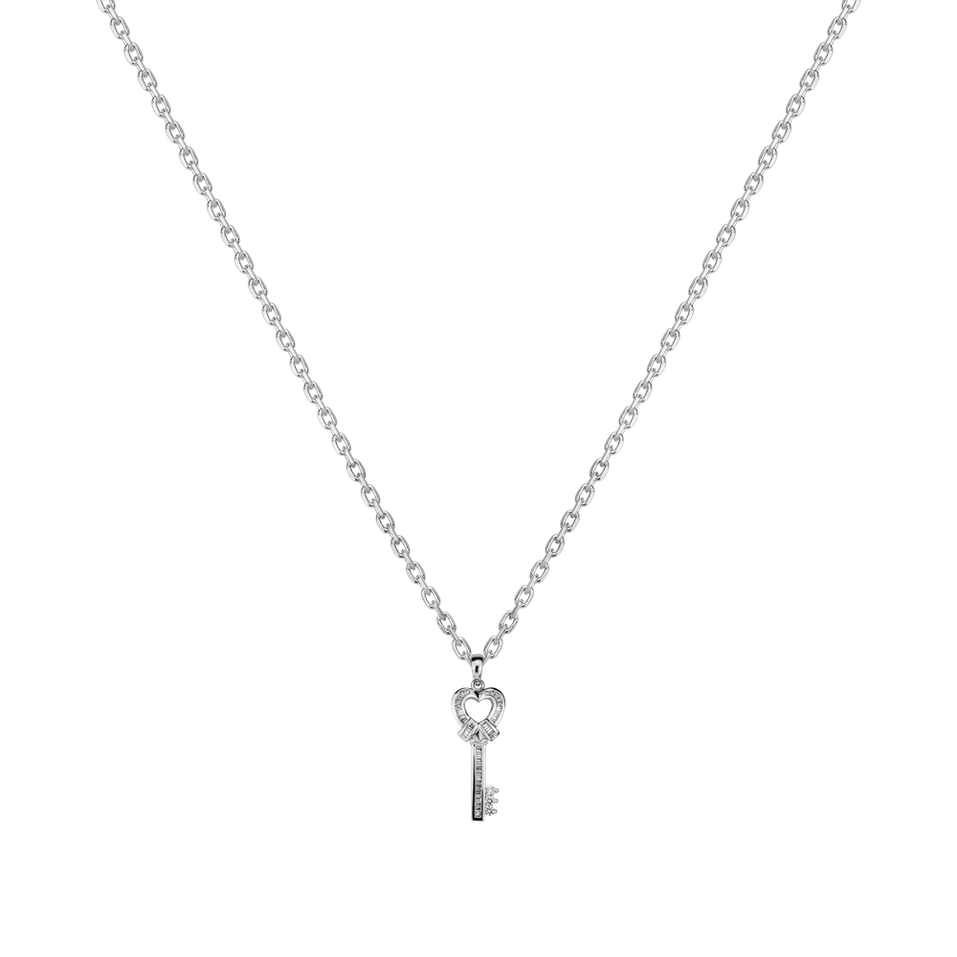 Diamond pendant Treasure Key