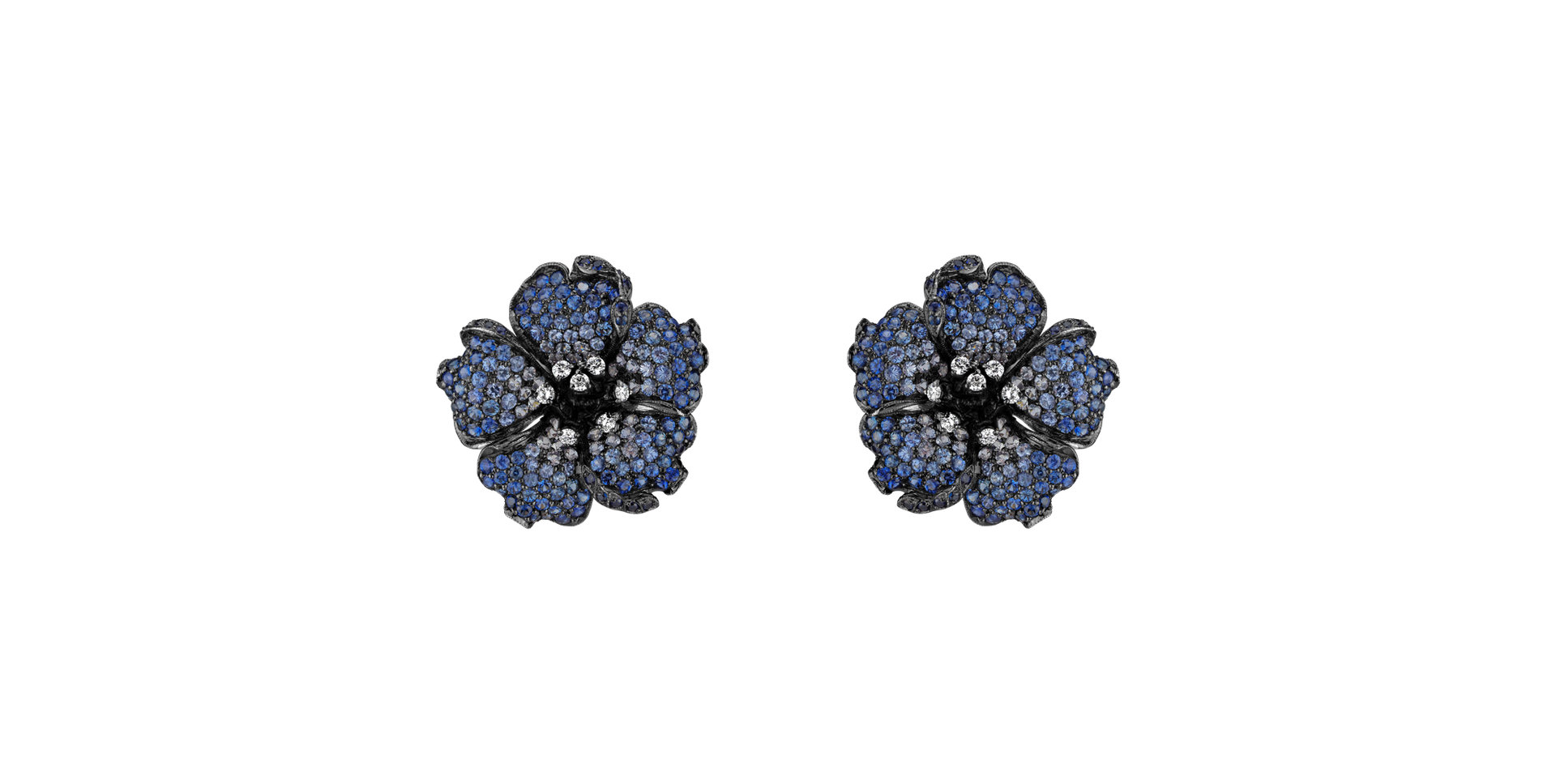 Diamond earrings and Sapphire Cardinal de Richelieu