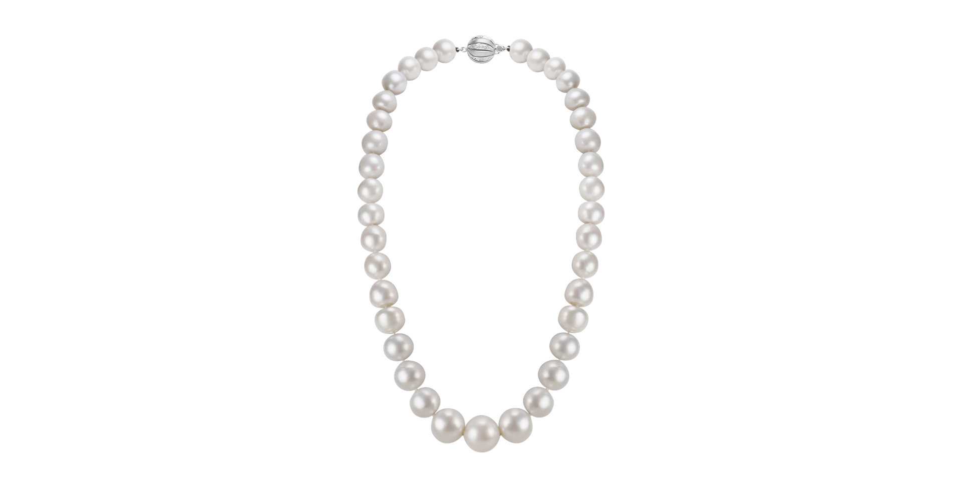 Diamond necklace with Pearl Shui