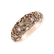 Ring with brown diamonds Adeline2