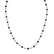 Necklace with black diamonds Night Fog2