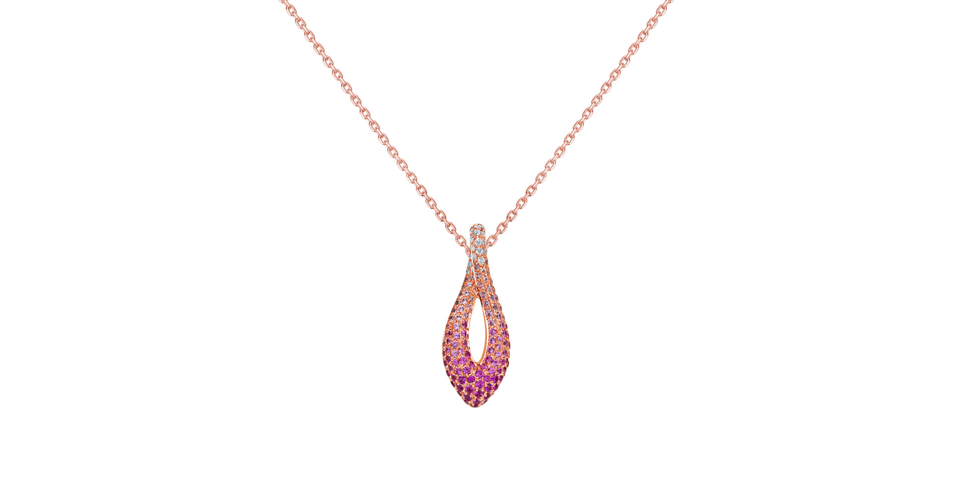 Diamond pendant with Sapphire Berniece