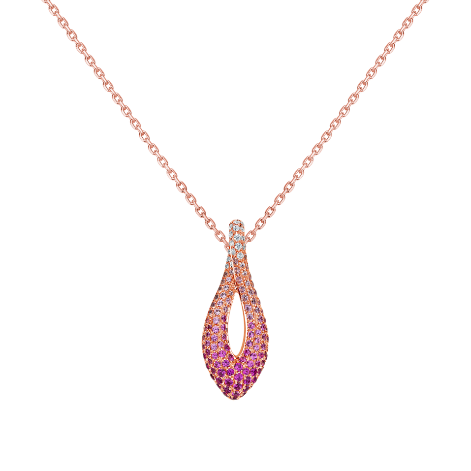 Diamond pendant with Sapphire Berniece