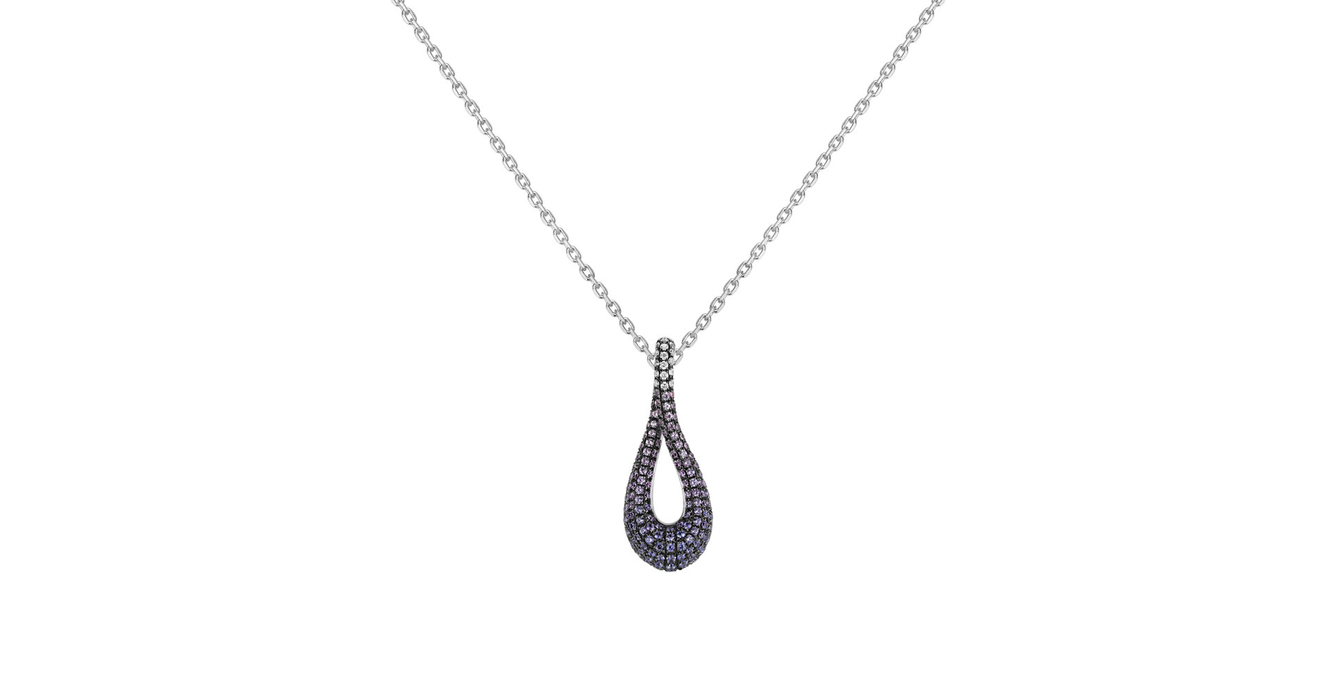Diamond pendant with Sapphire Bernardine
