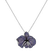Diamond pendant with Sapphire Sunshine Orchid2
