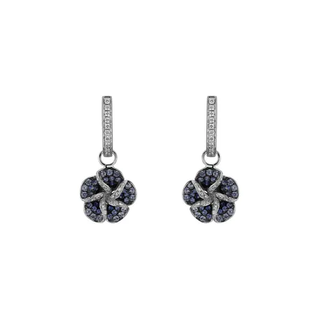 Diamond earrings and Sapphire Carrousel