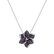 Diamond pendant with Sapphire Blooming Glory2