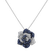 Diamond pendant with Sapphire Poetic Magnolia2
