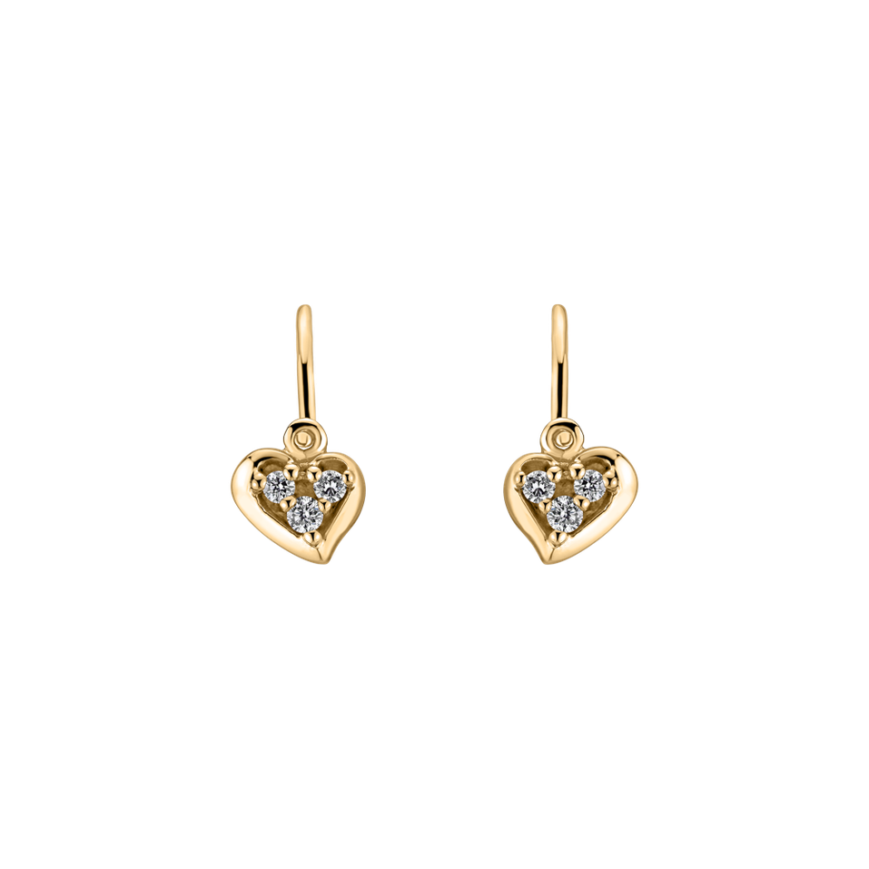 Children's diamond earrings Romantic Galaxy